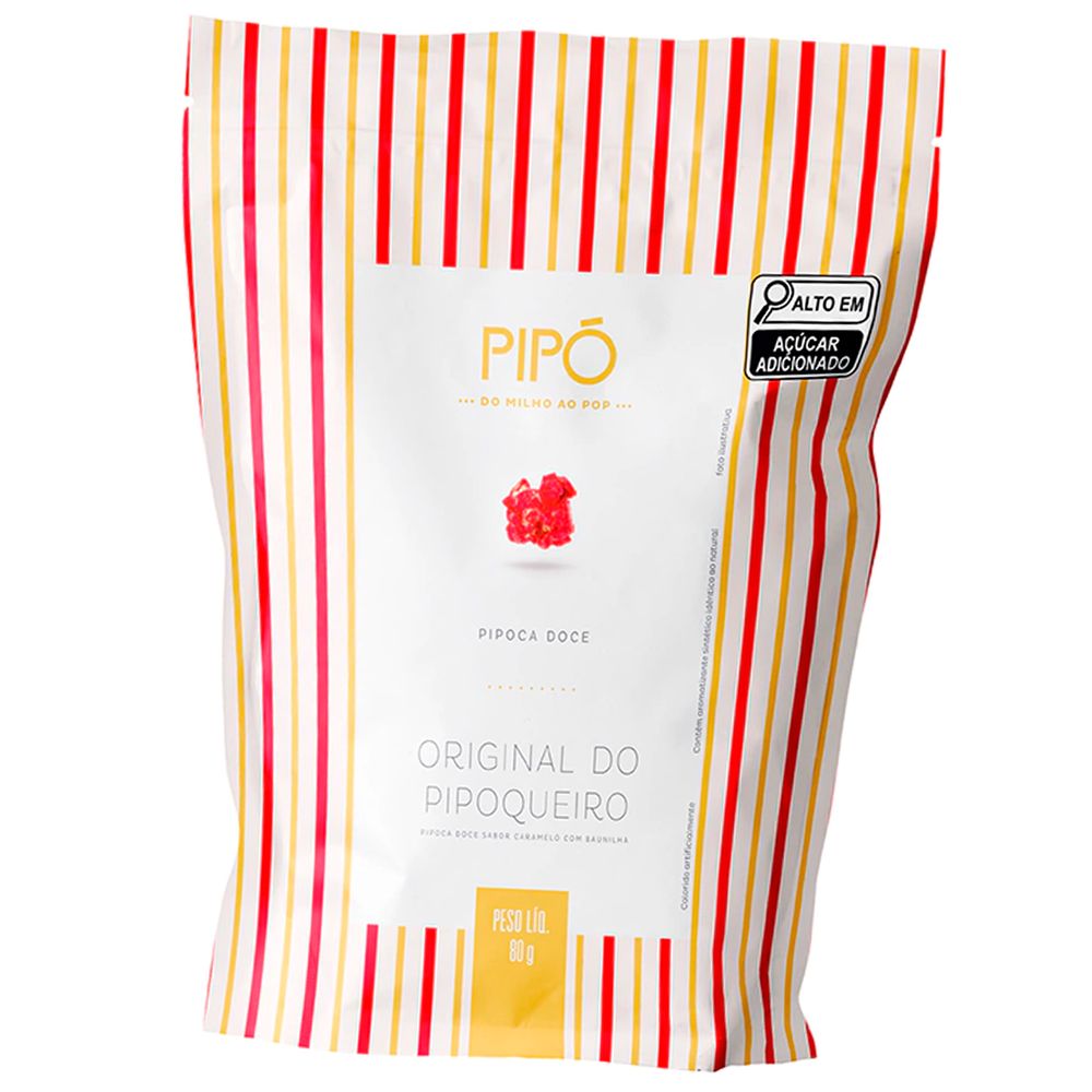 Pipoca Gourmet Pipo Original Do Pipoqueiro 80g-2-
